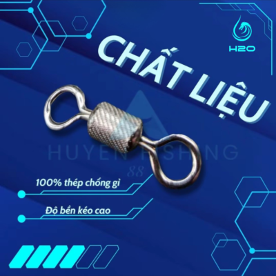 Khóa Mani Số 8 H20 Chuyên Dụng Câu Đài - Chất liệu