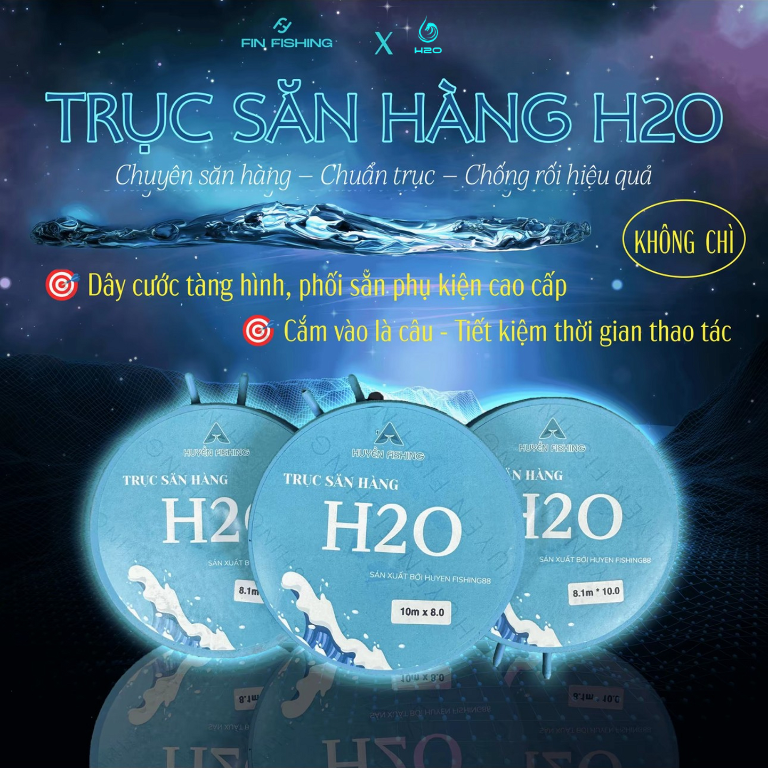 [Không Chì] Trục Buộc Sẵn Hàng H20 Chuyên Câu Đài Cao Cấp