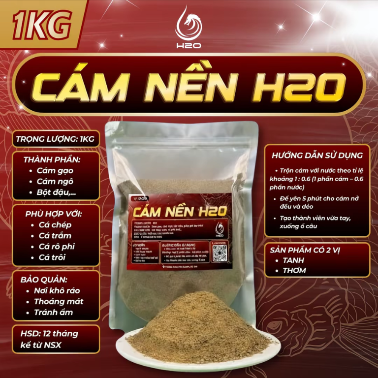 Cám Nền H20 Thơm Chuyên Dụng Câu Đài