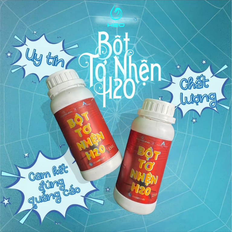 Bột Tơ Nhện H20 Chuyên Dùng Làm Kết Dính Mồi